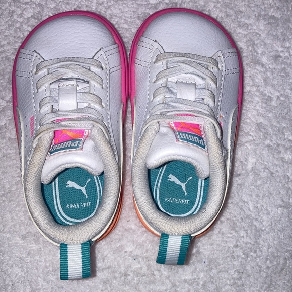 Puma Mayze Daybreak Ac Shoes, Toddler Puma White/Luminous Pink 5c - Picture 7 of 8